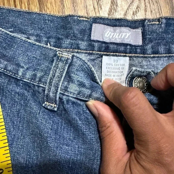 Vintage Denim Cargo Style Shorts Size 33 - Picture 8 of 12